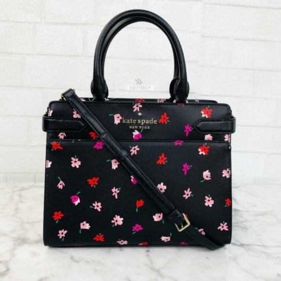 kate spade Handbags - Kate Spade Ditsy Buds Floral Medium Satchel Crossbody